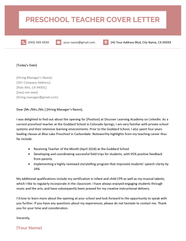 Cover Letter For Teaching Position For Your Needs Letter Template 