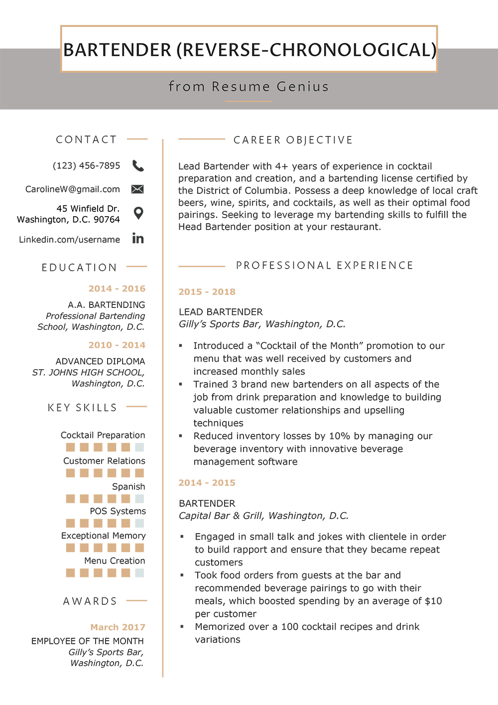 What Is Chronological Resume Photos