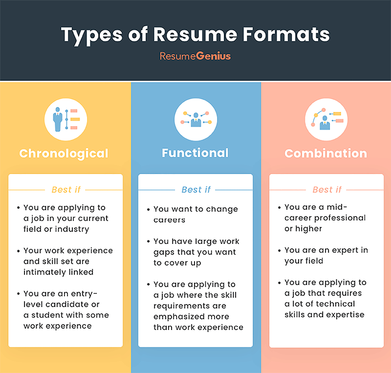 Types Of Resume Formats vrogue.co