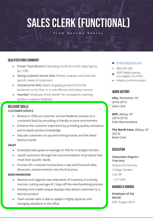 How To Write A Skills Section On A Resume