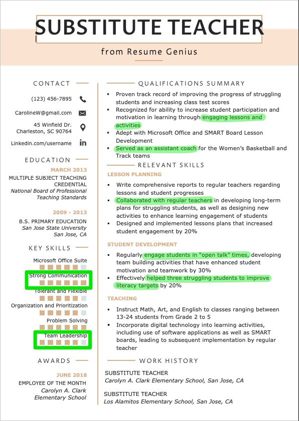 how to say you have good communication skills resume