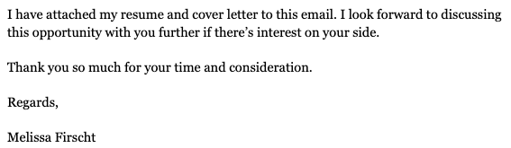 Writing An Email Cover Letter Sample 5 Expert Tips