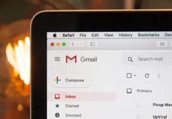 Someone opening Gmail