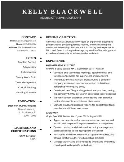 Free Resume And Cv Writer