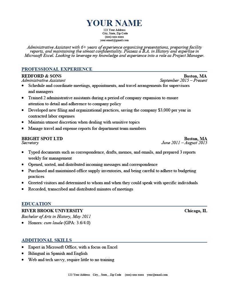 resume document templates google docs