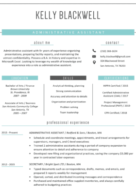 Resume Template Free Microsoft Word from resumegenius.com