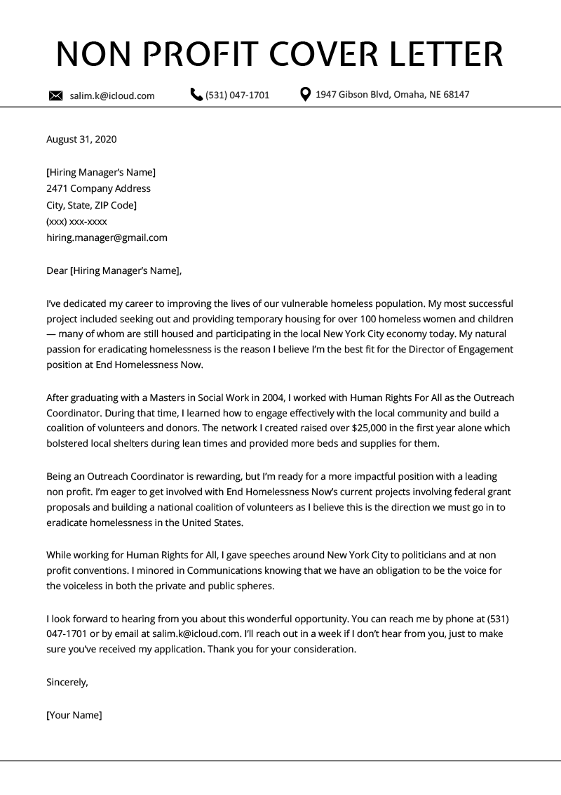 Letter Of Support For Grant Funding Template from resumegenius.com