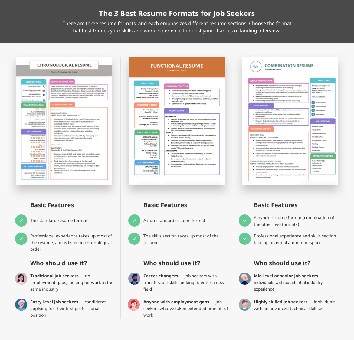 Sample Types Of Resume Format / Job Winning Resume ...