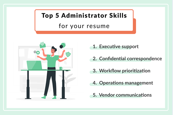 resume skills list for administrative assistant