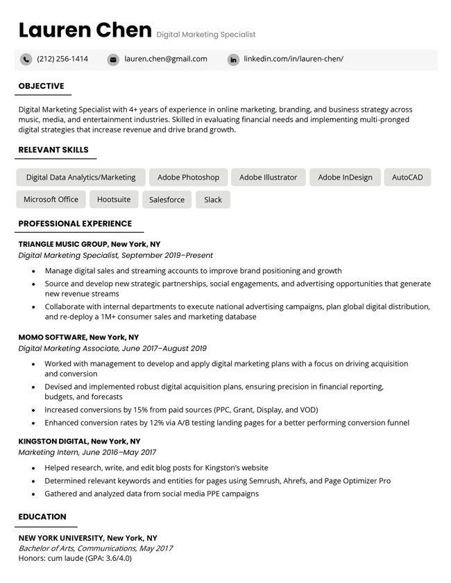How to Make an ATS Friendly Resume (5  ATS Resume Templates)