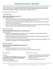 Current Resume Format 2025 Examples James S Doucette