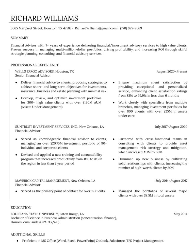 27 Free Google Docs Resume Templates