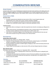 Combination Resume Template And Examples 2022 