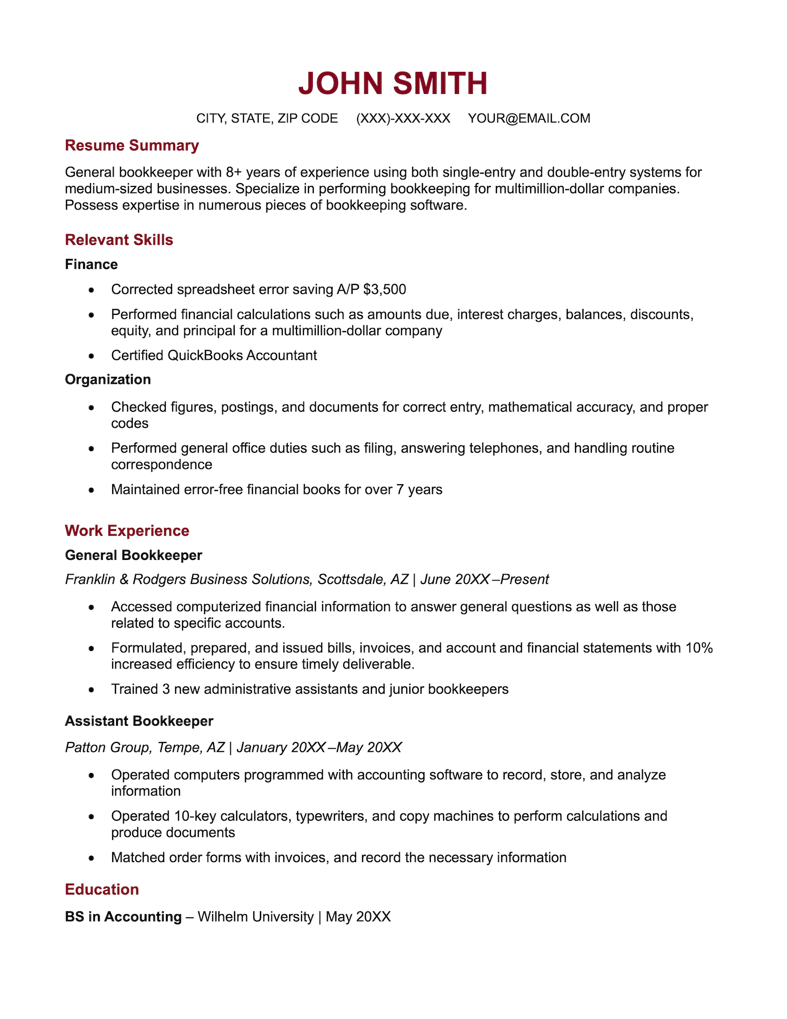 8 Best Resume Layout Examples For 2021 Resume Genius