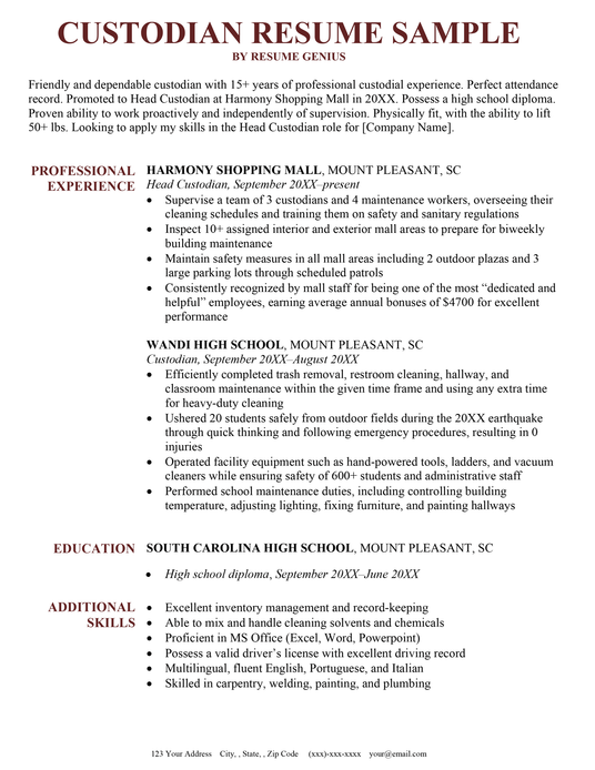 Customer Resume Sample Template