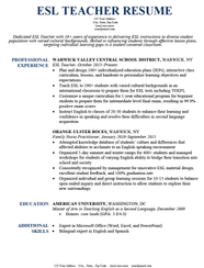 English Teacher Resume Sample ScottReyes Blog