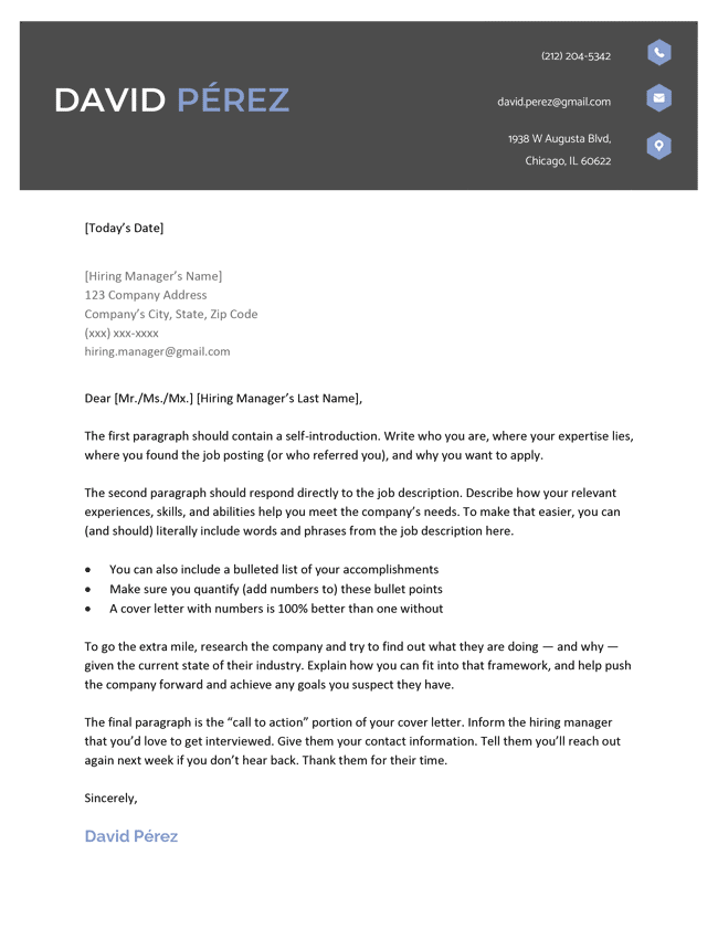 cover letter template copy paste