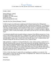 FBI Cover Letter Example Writing Tips Resume Genius