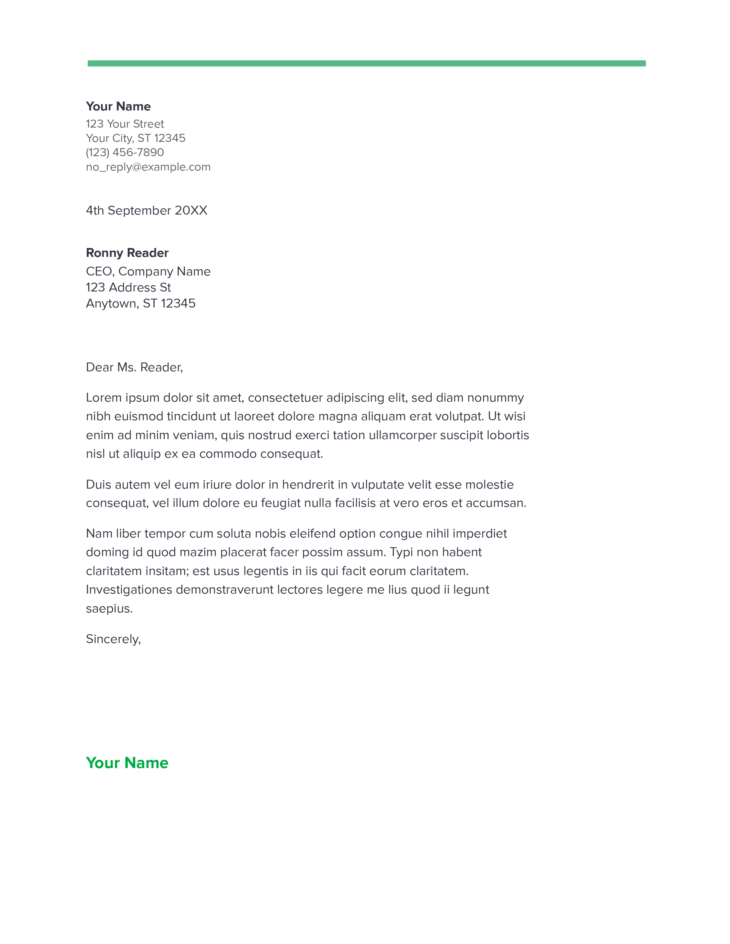 spearmint google docs cover letter template