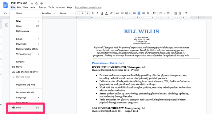 how to export a resume from pdf to word with formatting