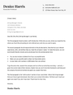 The "Graduate" CV cover letter in black