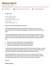 The "Harvard" CV cover letter in red
