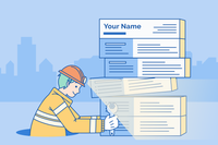 An example of a hybrid resume format