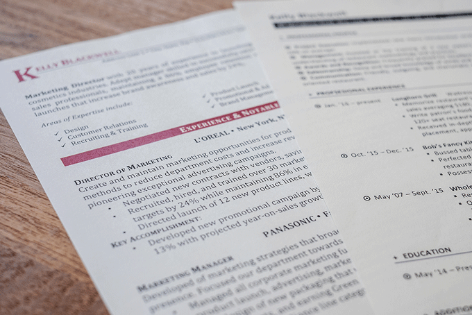 How to choose the best resume paper ·