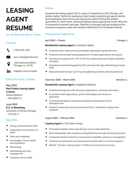 Real Estate Cover Letter Example | Resume Genius