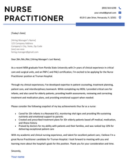Nursing Officer Cover Letter