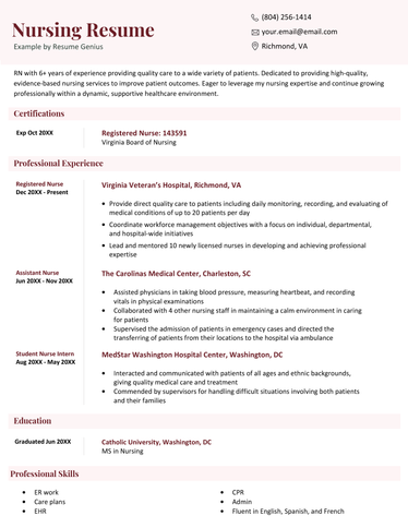 Nurse Practitioner CV: Examples, Template, & Writing Tips