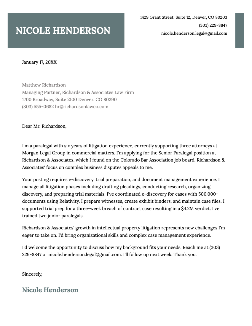20 Free Cover Letter Templates for Google Docs