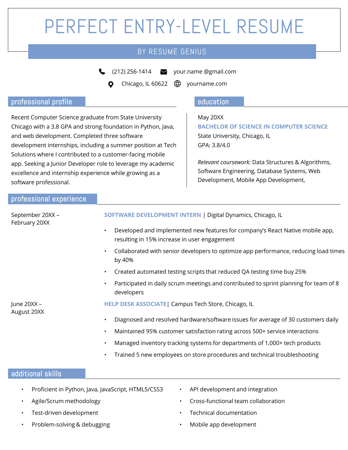 3 Perfect Resume Examples (According to Experts)