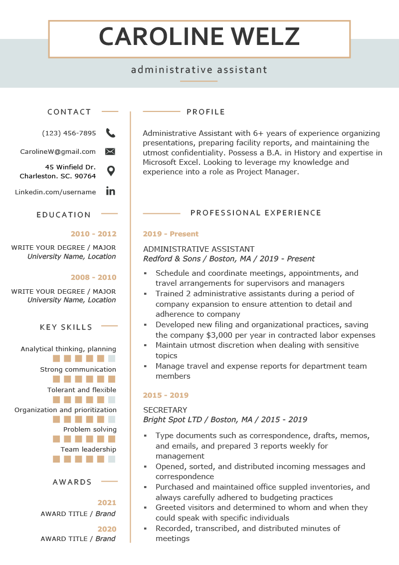 resume for a project manager in construction   57