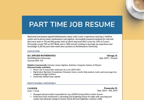 Resume-for-a-part-time-job-hero-image
