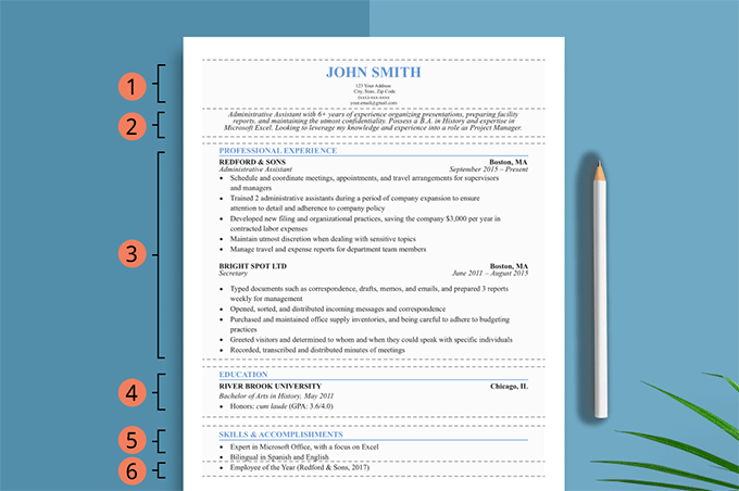 Resume Sections: How to Organize Your Resume