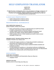 How To Put Self Employed On A Resume 9 Examples Guide