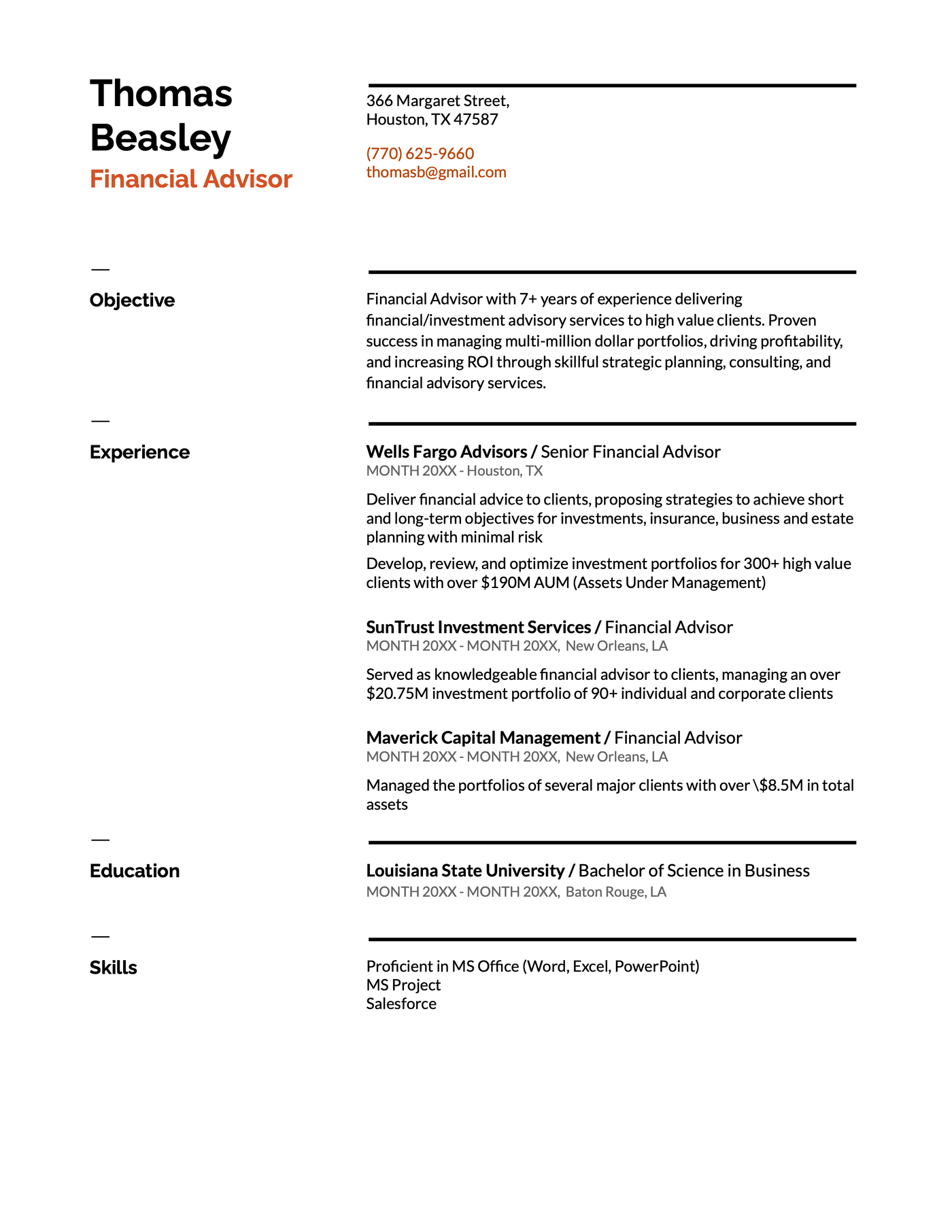 Swiss is a great example of a LaTeX resume. 