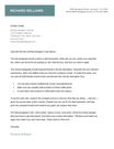 White House Cover Letter Template, Turquoise Color