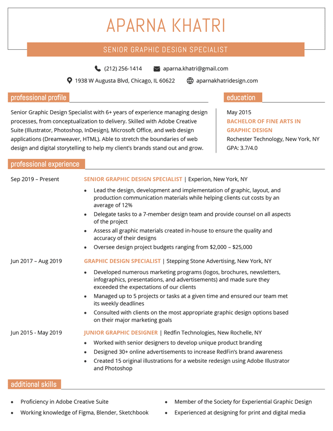 creative resume templates