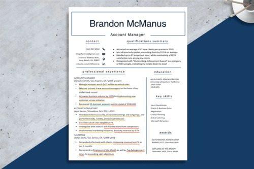 resume sample achievements