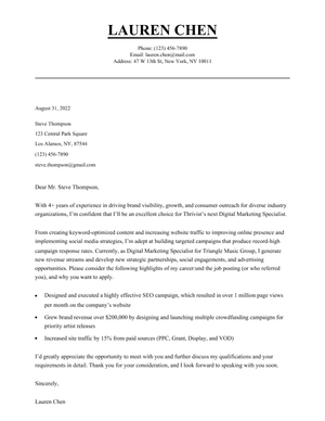Cover Letter Header Writing Guide (With Examples)