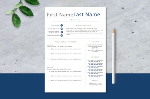 6 downloadable blank resume templates