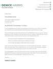 Business CV cover letter template, green color