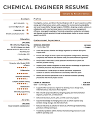 Engineering Job Resume Samples