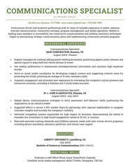 Communications Cover Letter Examples Template Tips