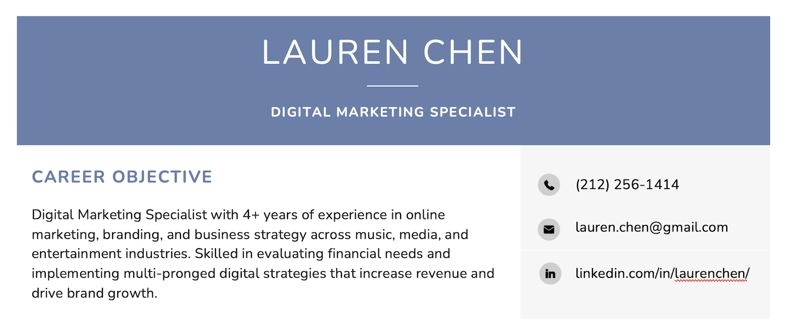 How to List Contact Information on a Resume (With Examples)