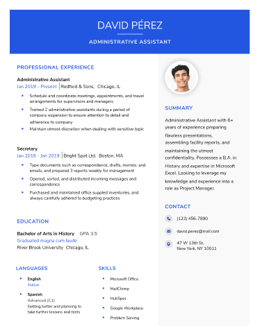 corporate-resume-template-blue