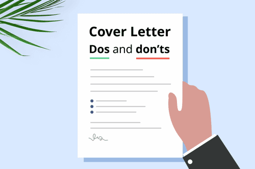 cover letter dos and don'ts featured image.