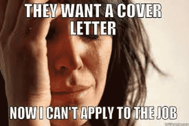 cover letter memes